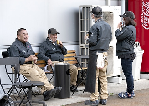 若手もベテランも気兼ねなく話せる
